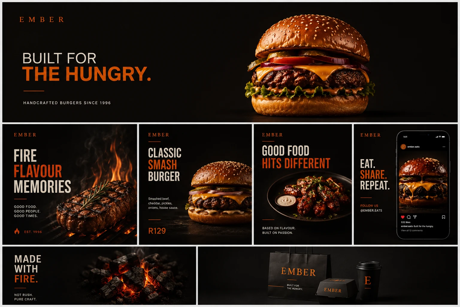 EMBER campaign design across advertising and social media